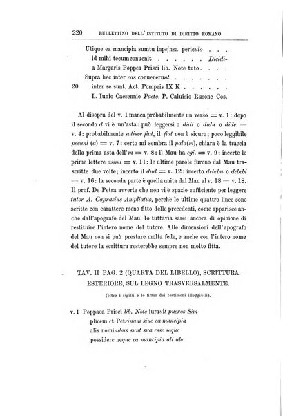 Bullettino dell'Istituto di Diritto romano