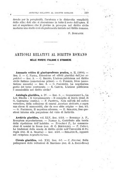 Bullettino dell'Istituto di Diritto romano