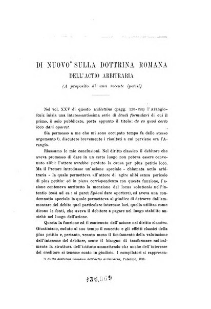 Bullettino dell'Istituto di Diritto romano