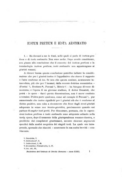 Bullettino dell'Istituto di Diritto romano