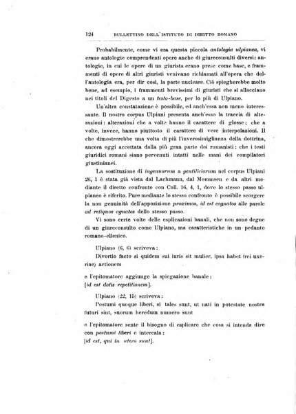 Bullettino dell'Istituto di Diritto romano