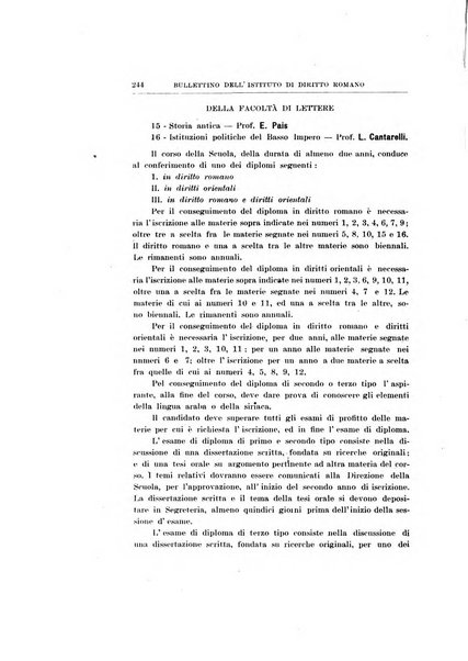 Bullettino dell'Istituto di Diritto romano