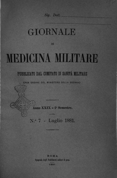 Giornale di medicina militare