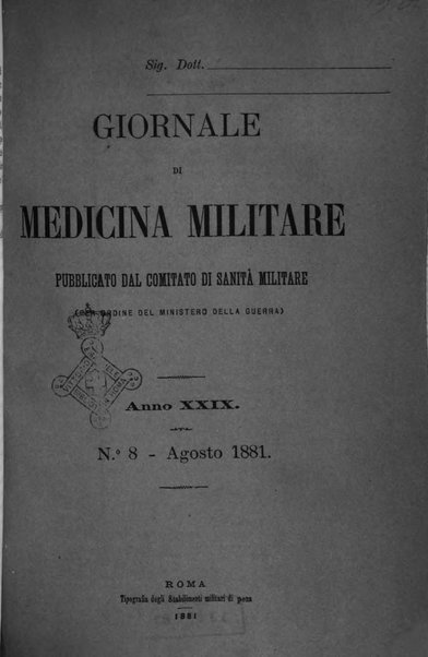 Giornale di medicina militare