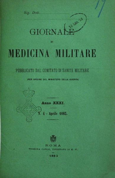 Giornale di medicina militare