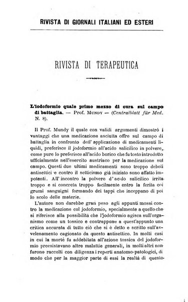 Giornale di medicina militare