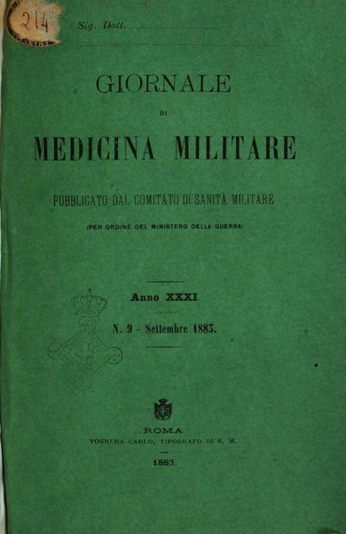 Giornale di medicina militare