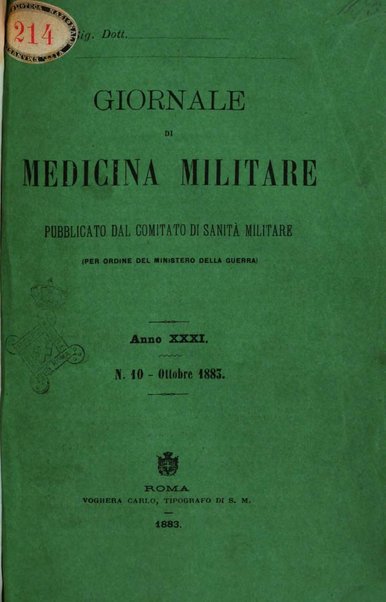 Giornale di medicina militare