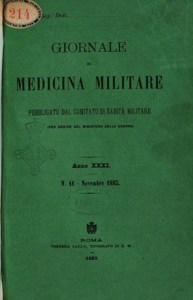 Giornale di medicina militare