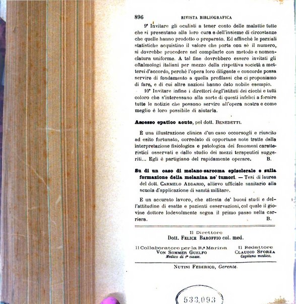 Giornale medico del R. Esercito e della R. Marina