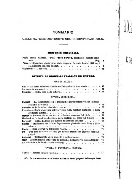 Giornale medico del R. Esercito e della R. Marina