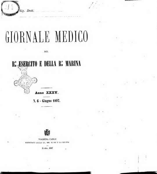 Giornale medico del R. Esercito e della R. Marina