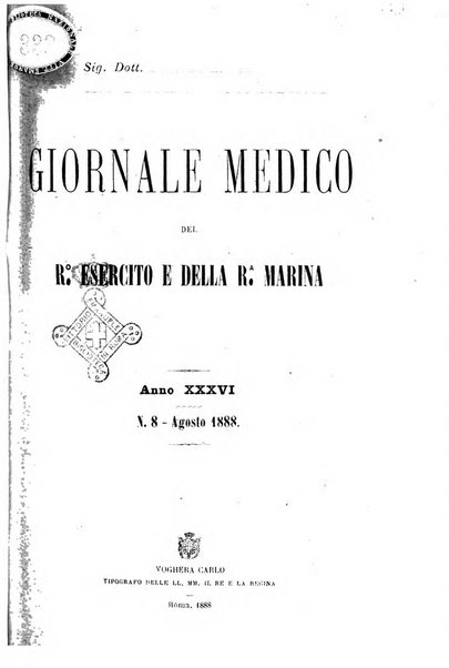 Giornale medico del R. Esercito e della R. Marina