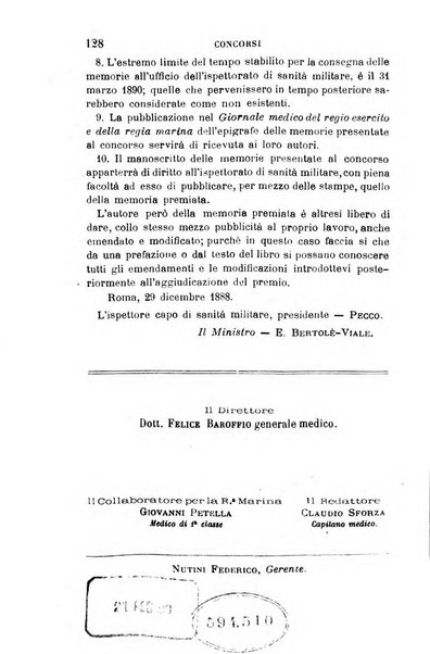 Giornale medico del R. Esercito e della R. Marina