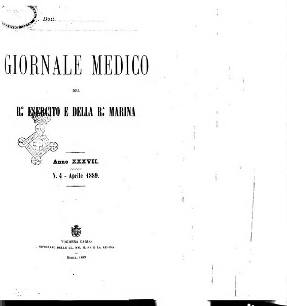 Giornale medico del R. Esercito e della R. Marina