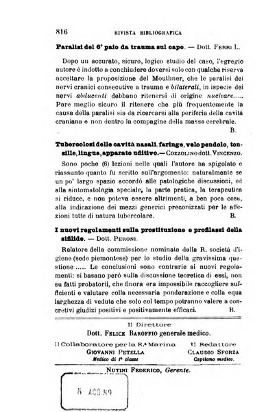 Giornale medico del R. Esercito e della R. Marina