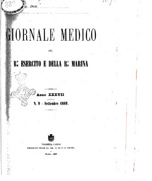 Giornale medico del R. Esercito e della R. Marina