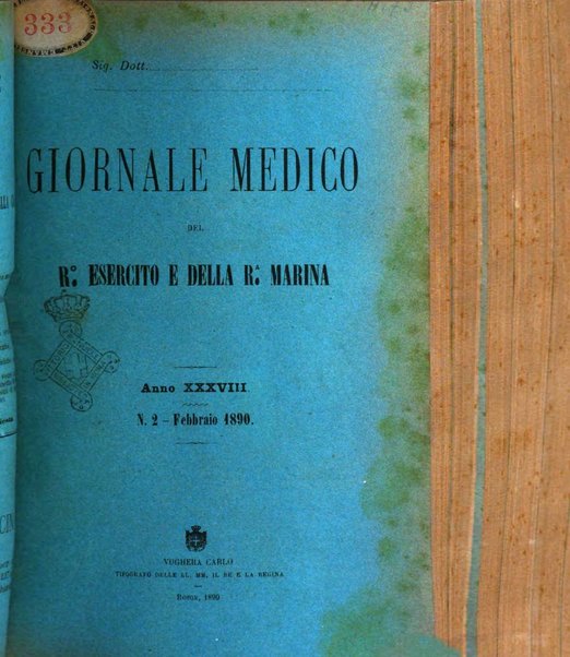 Giornale medico del R. Esercito e della R. Marina