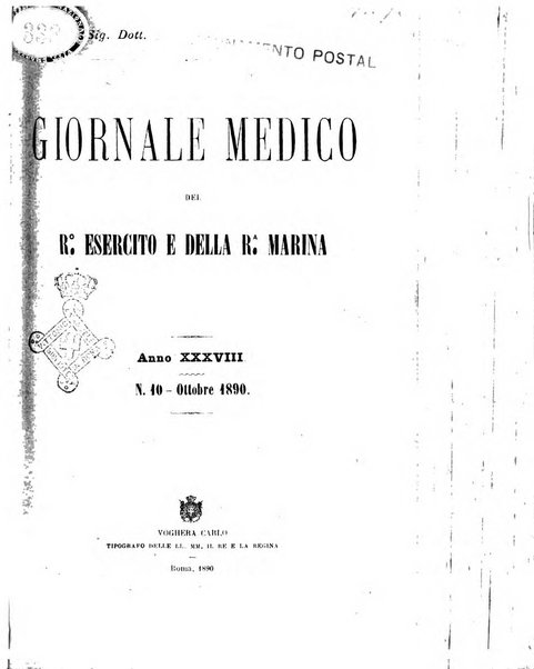 Giornale medico del R. Esercito e della R. Marina