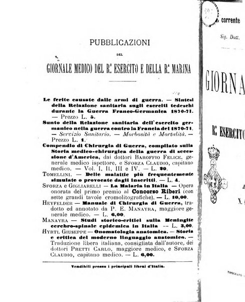 Giornale medico del R. Esercito e della R. Marina