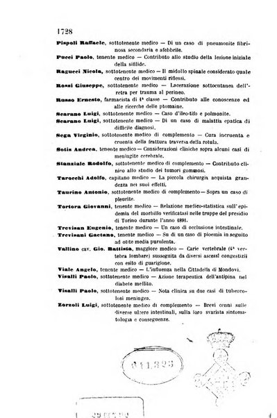 Giornale medico del R. Esercito e della R. Marina