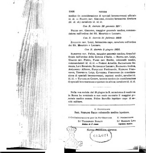 Giornale medico del R. Esercito e della R. Marina