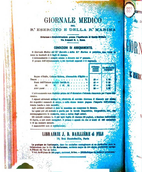 Giornale medico del R. Esercito e della R. Marina