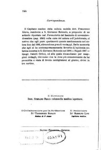 Giornale medico del R. Esercito e della R. Marina