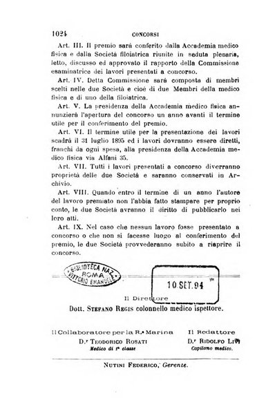 Giornale medico del R. Esercito e della R. Marina