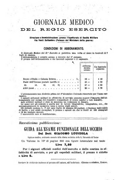 Giornale medico del Regio Esercito