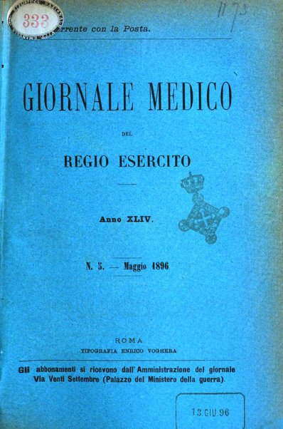 Giornale medico del Regio Esercito