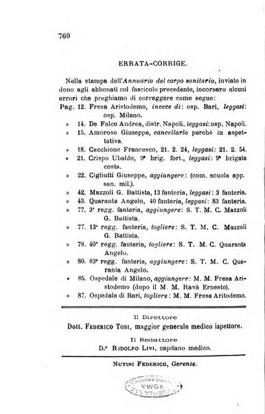 Giornale medico del Regio Esercito