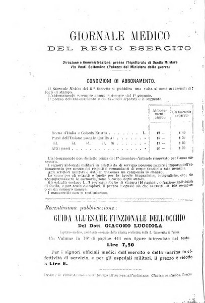 Giornale medico del Regio Esercito