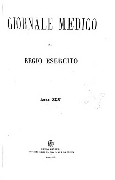 Giornale medico del Regio Esercito