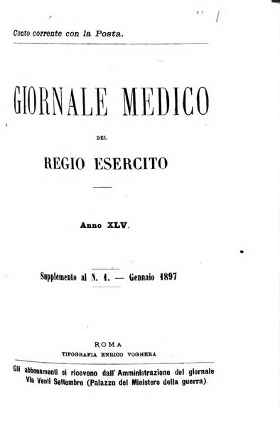 Giornale medico del Regio Esercito