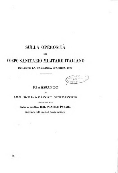 Giornale medico del Regio Esercito