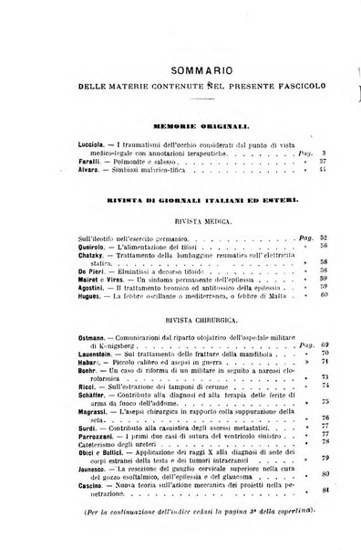 Giornale medico del Regio Esercito