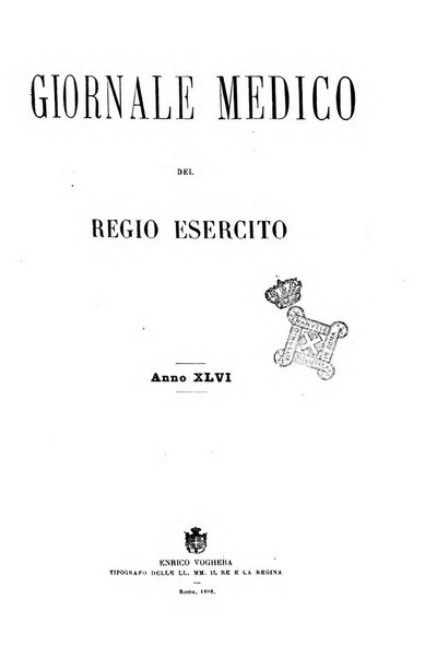 Giornale medico del Regio Esercito