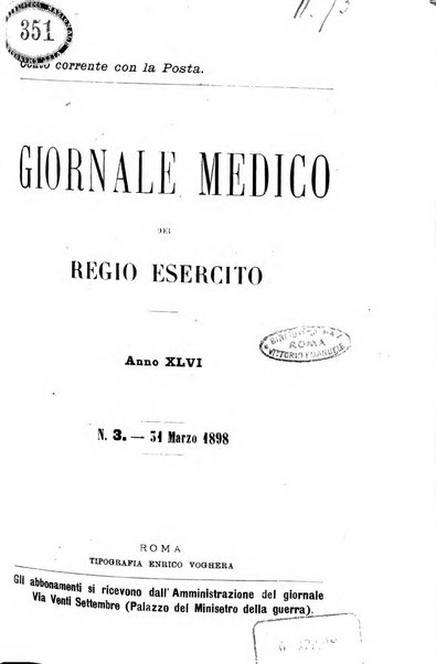 Giornale medico del Regio Esercito