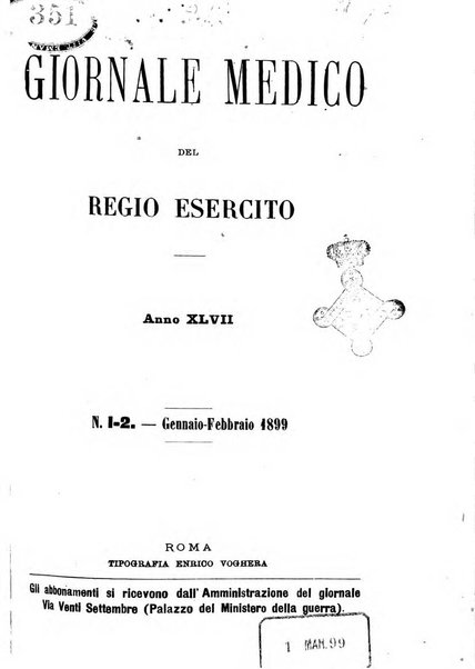 Giornale medico del Regio Esercito