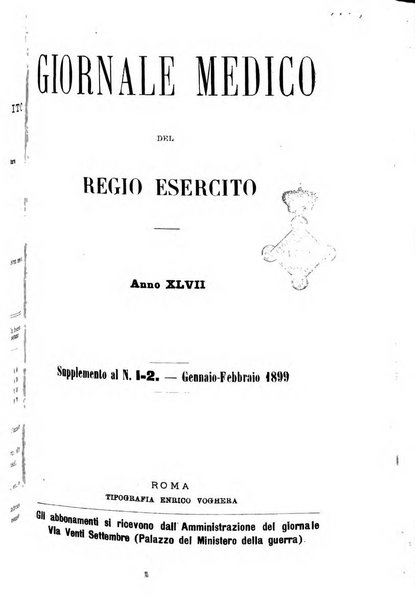 Giornale medico del Regio Esercito