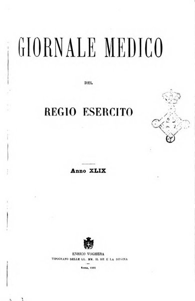 Giornale medico del Regio Esercito