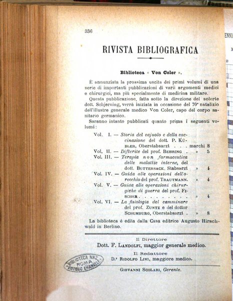 Giornale medico del Regio Esercito