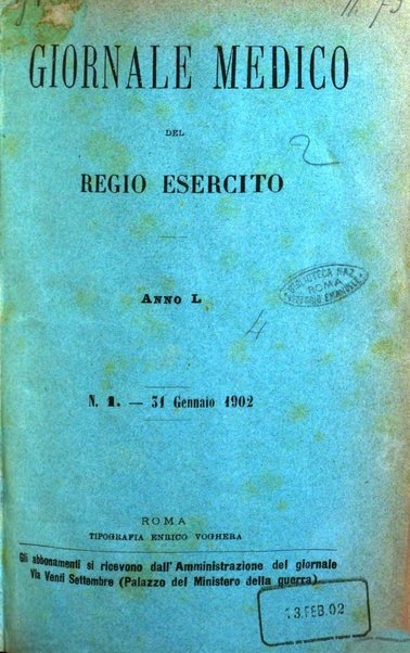 Giornale medico del Regio Esercito