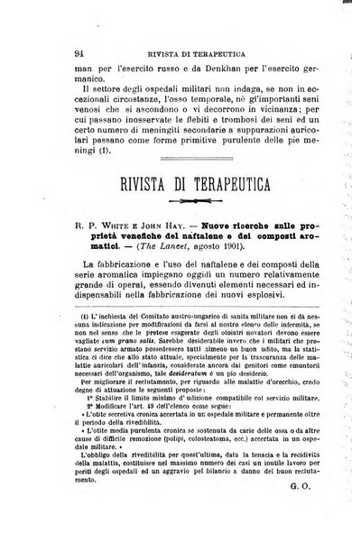 Giornale medico del Regio Esercito