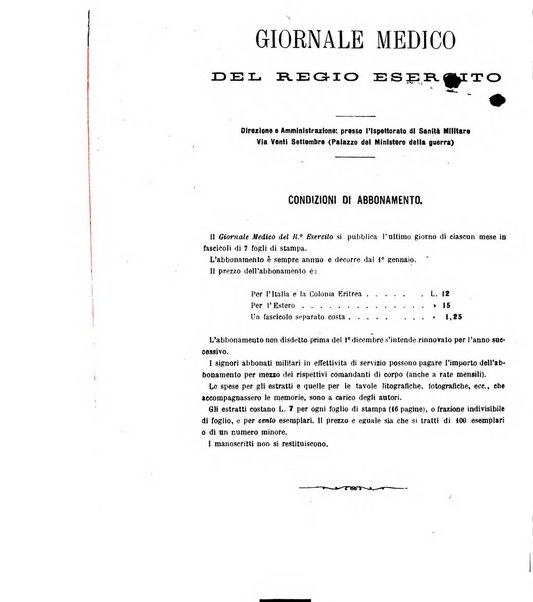 Giornale medico del Regio Esercito