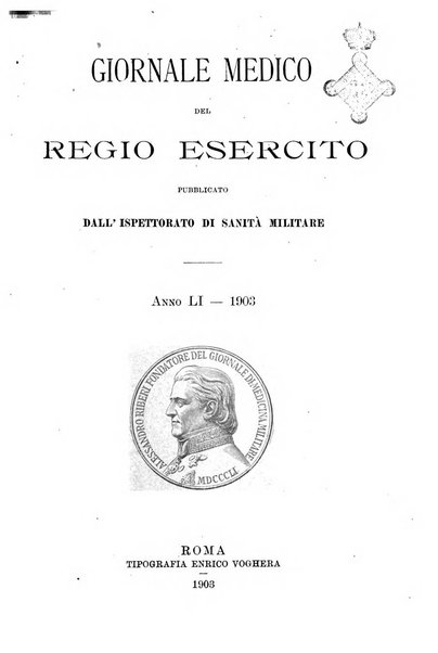 Giornale medico del Regio Esercito