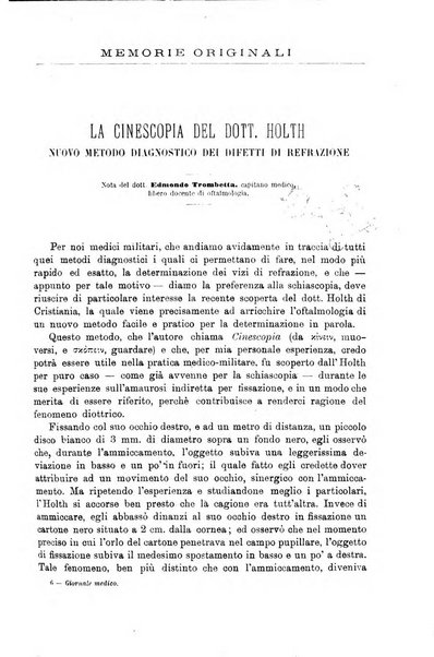 Giornale medico del Regio Esercito