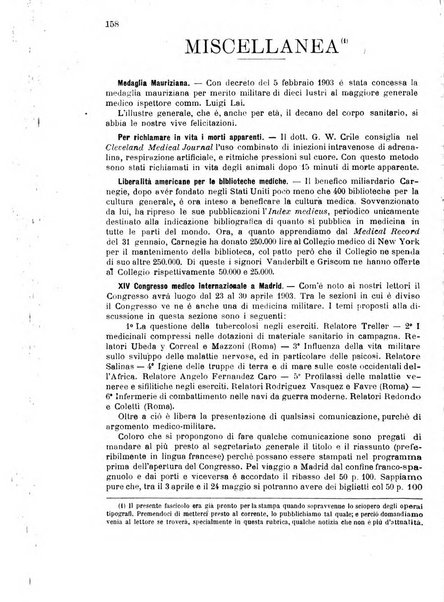 Giornale medico del Regio Esercito