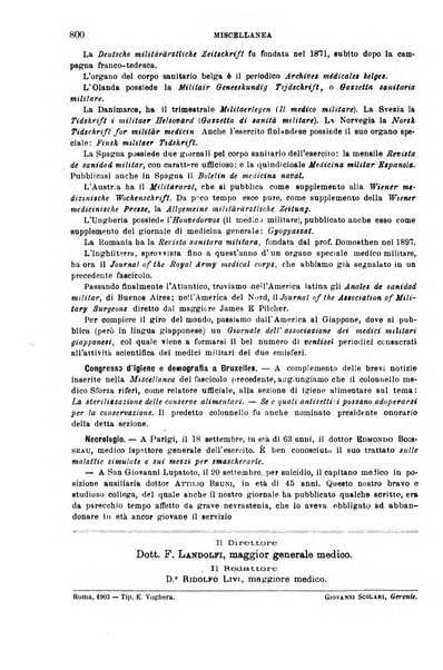 Giornale medico del Regio Esercito